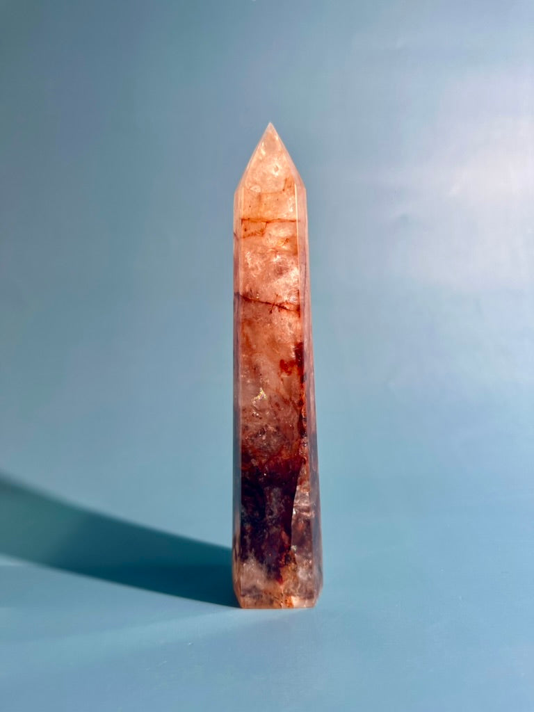 Fire Quartz Tower – Option C | Strength, Transformation & Clarity Energy
