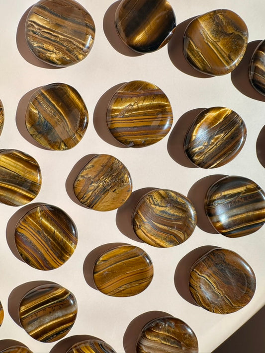 Tiger's Eye Worry Stone