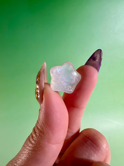 Mini Moonstone Star | Crystal Carving