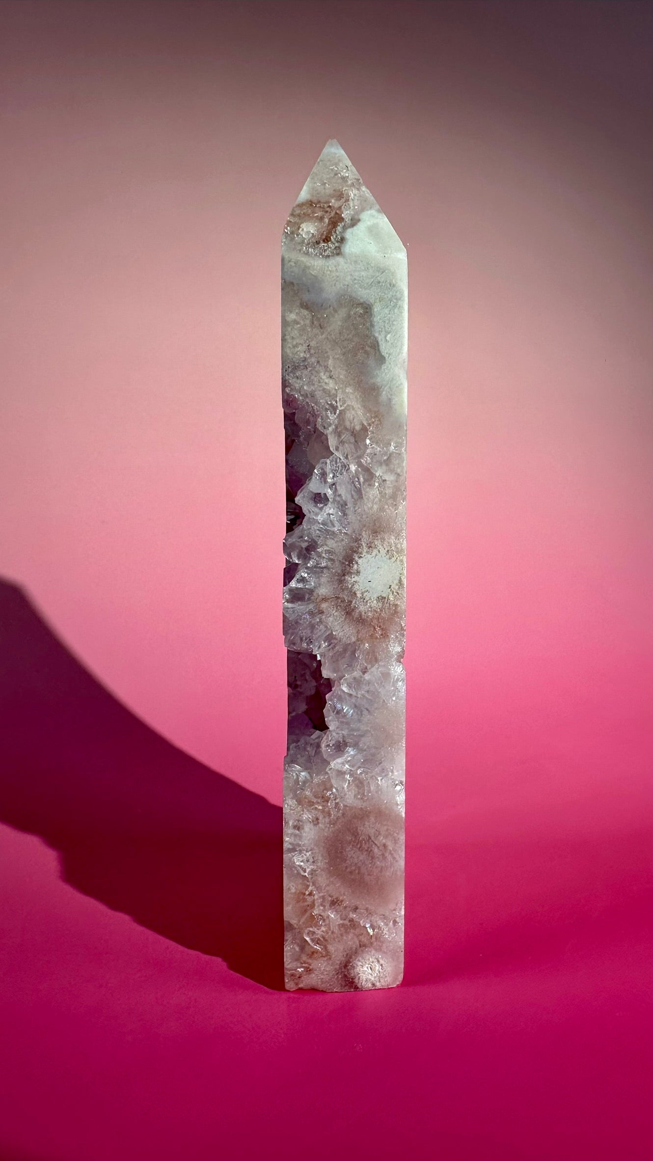 Pink Amethyst Obelisk – Option F