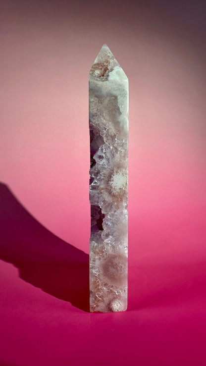 Pink Amethyst Obelisk – Option F