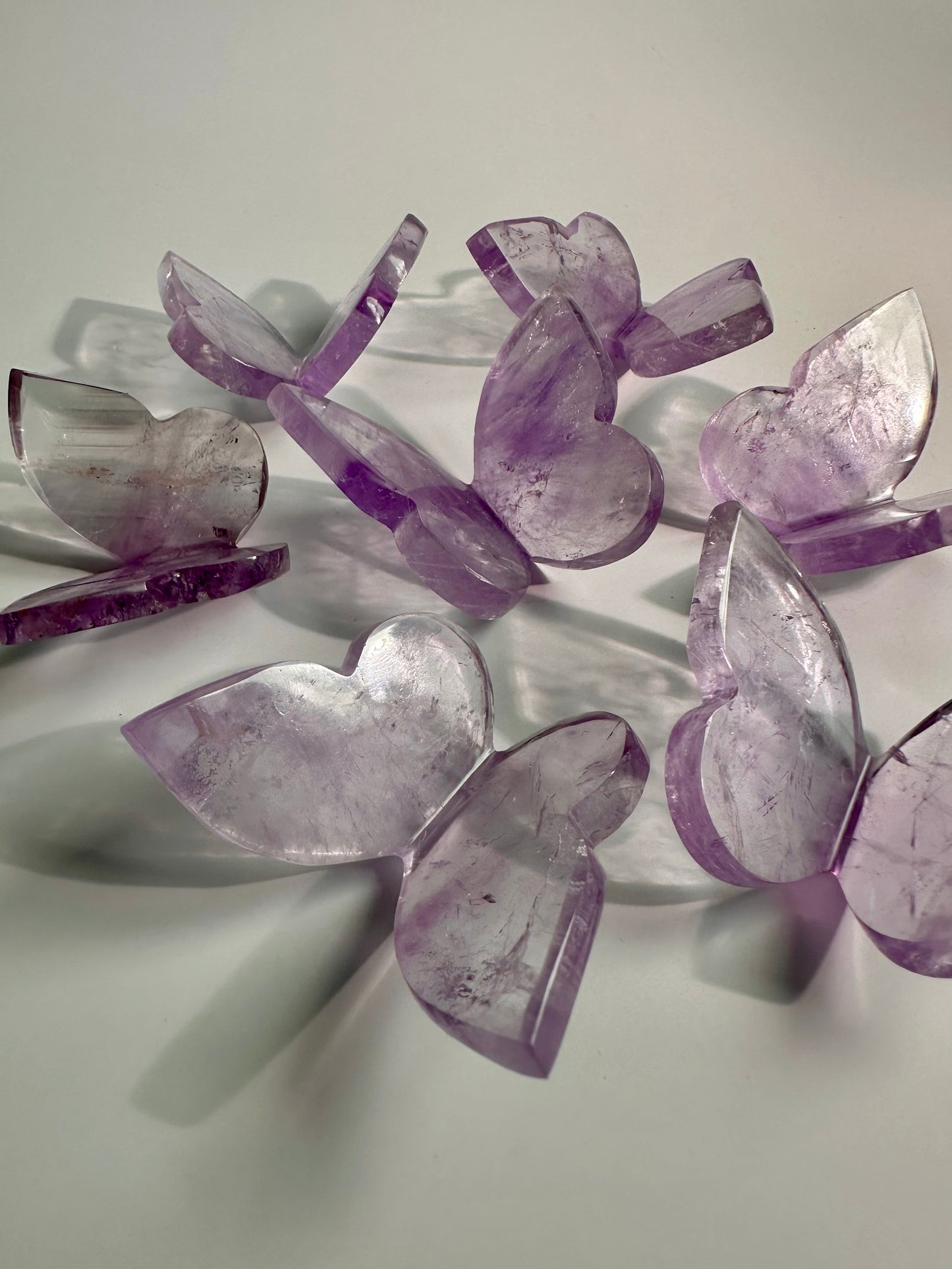 3D Amethyst Butterfly Carving