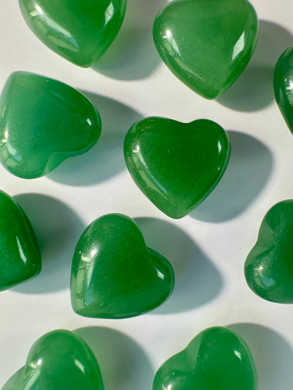 Teeny Green Aventurine Heart
