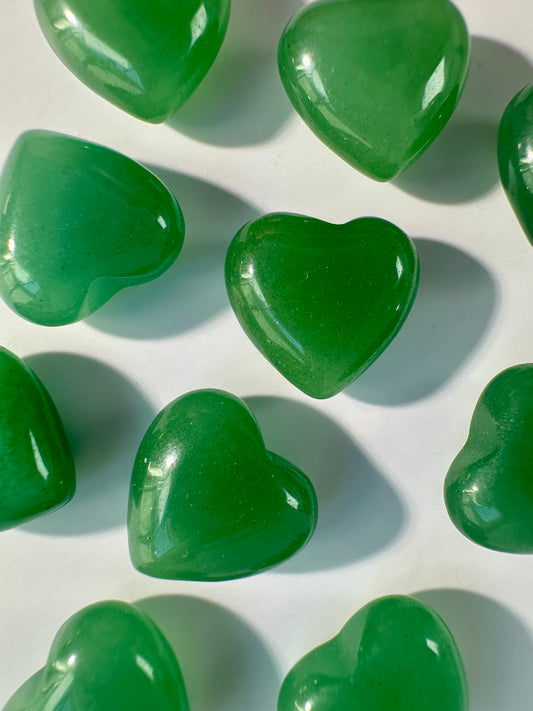 Teeny Green Aventurine Heart