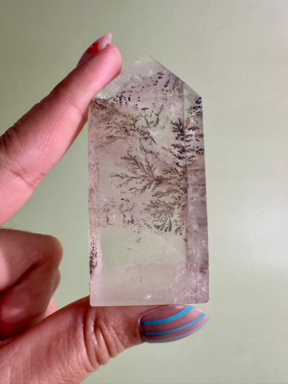 Dendritic Quartz Tower – Option N | One-of-a-Kind Collector Specimen & Growth Energy