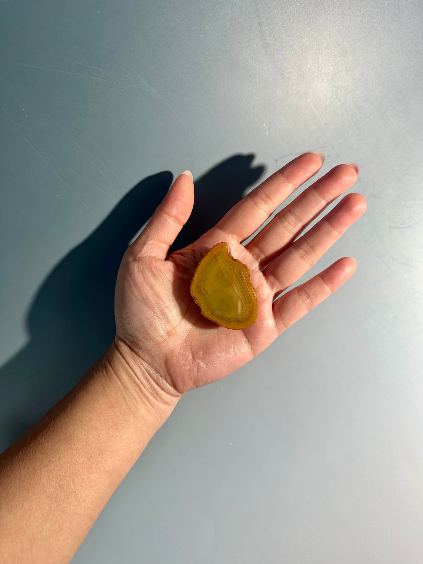 Agate Slice Option F | One-of-a-Kind Polished Natural Agate Display Piece