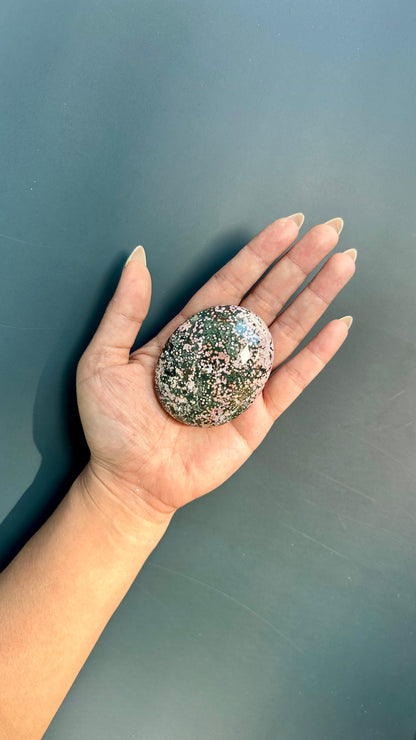 Ocean Jasper Palm Stone – Option A
