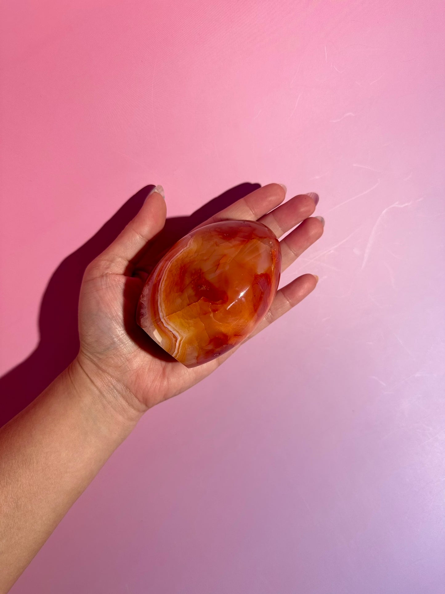Carnelian Standing Freeform – Option H | Abundance, Creativity & Positive Energy Crystal
