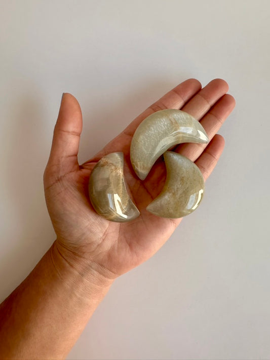 Small Moonstone Crescent Moon