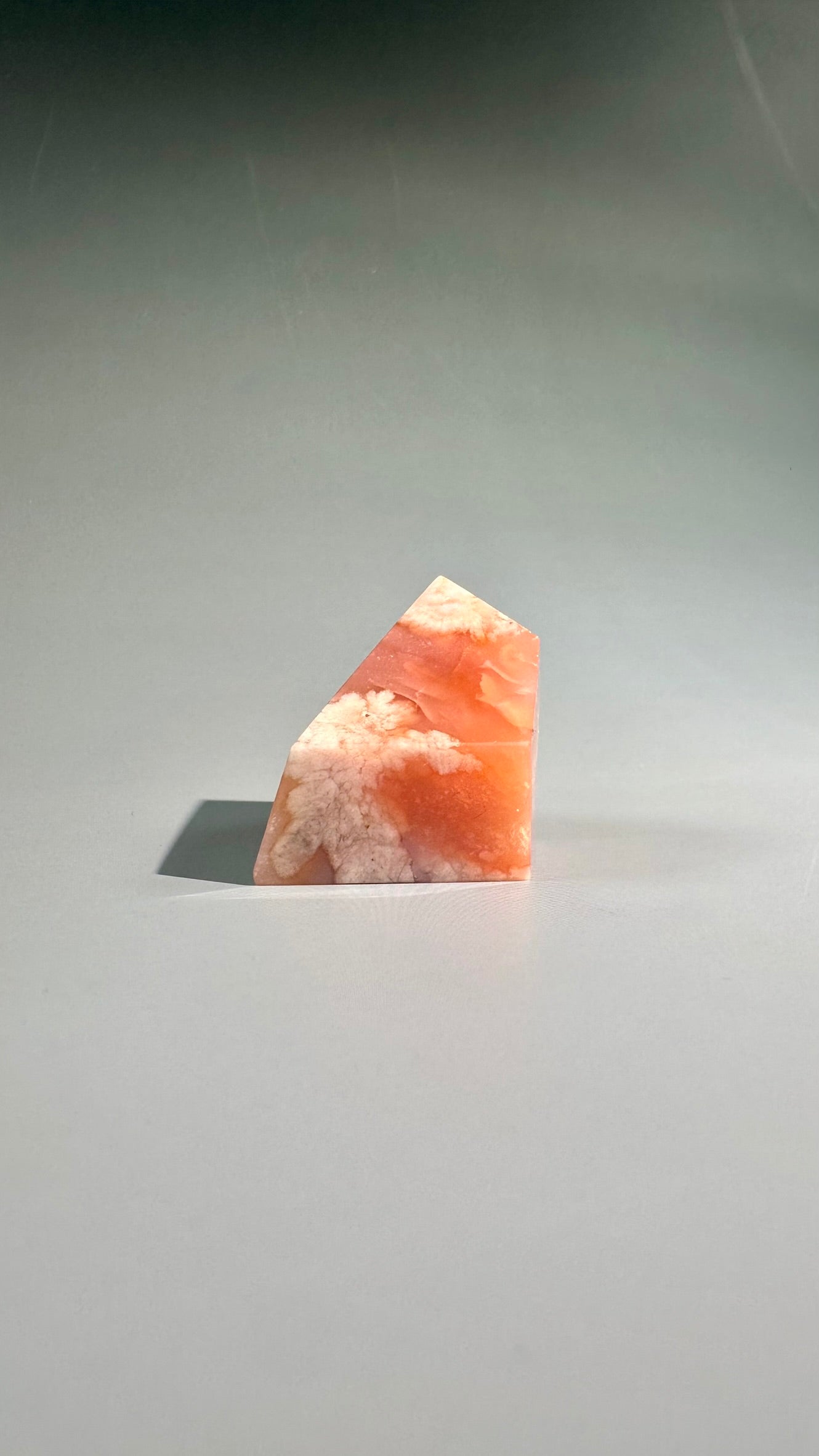 Pink Carnelian Flower Agate Gusher – Option A