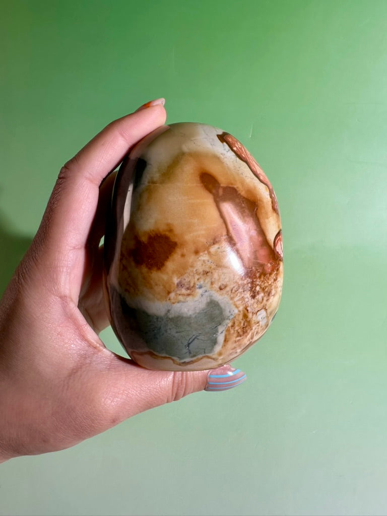 Polychrome Jasper Standing Freeform Option K | Polished Collector Crystal