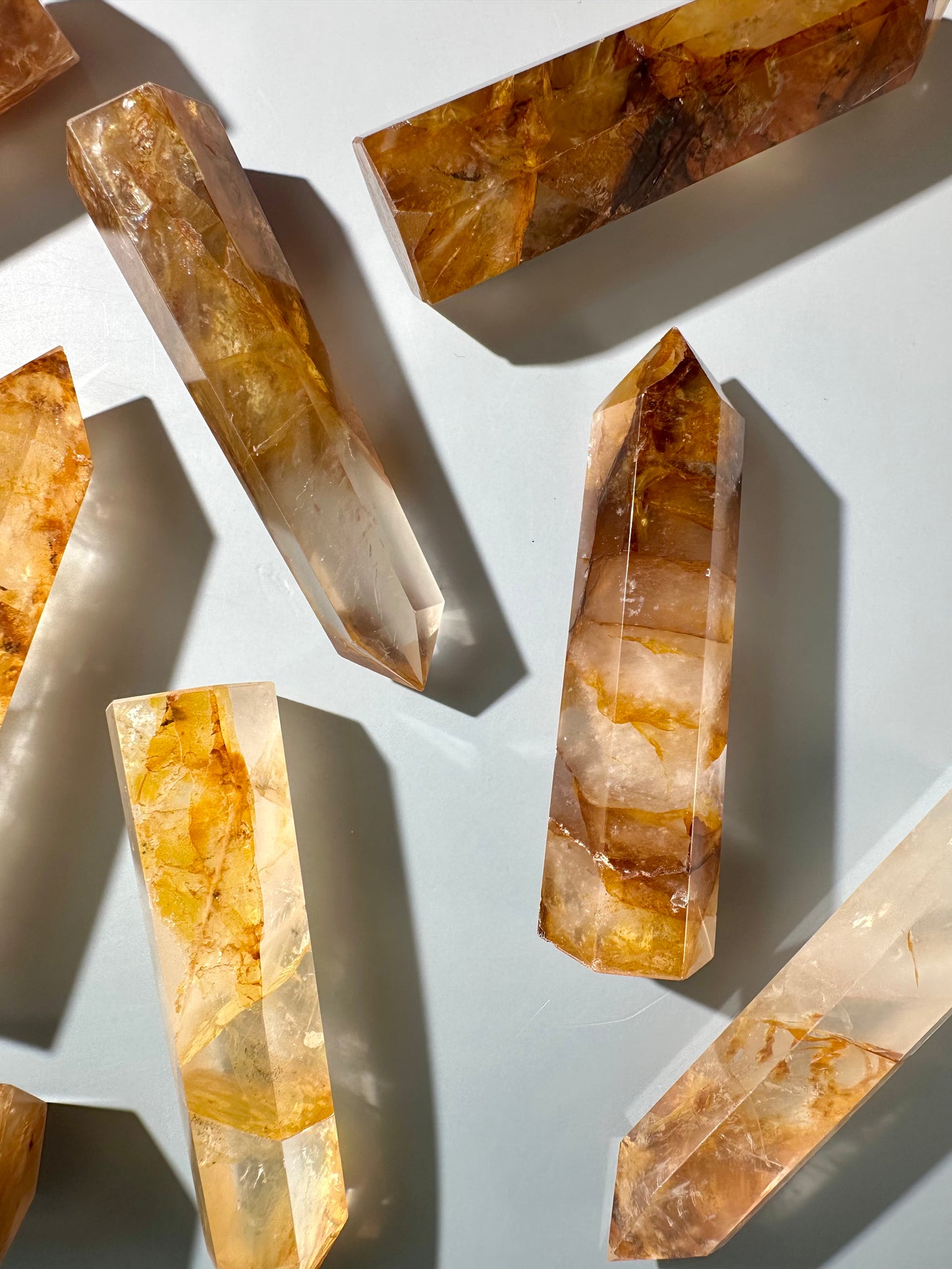 Golden Healer Quartz Tower | Intuitively Chosen Healing, Abundance & Positive Energy