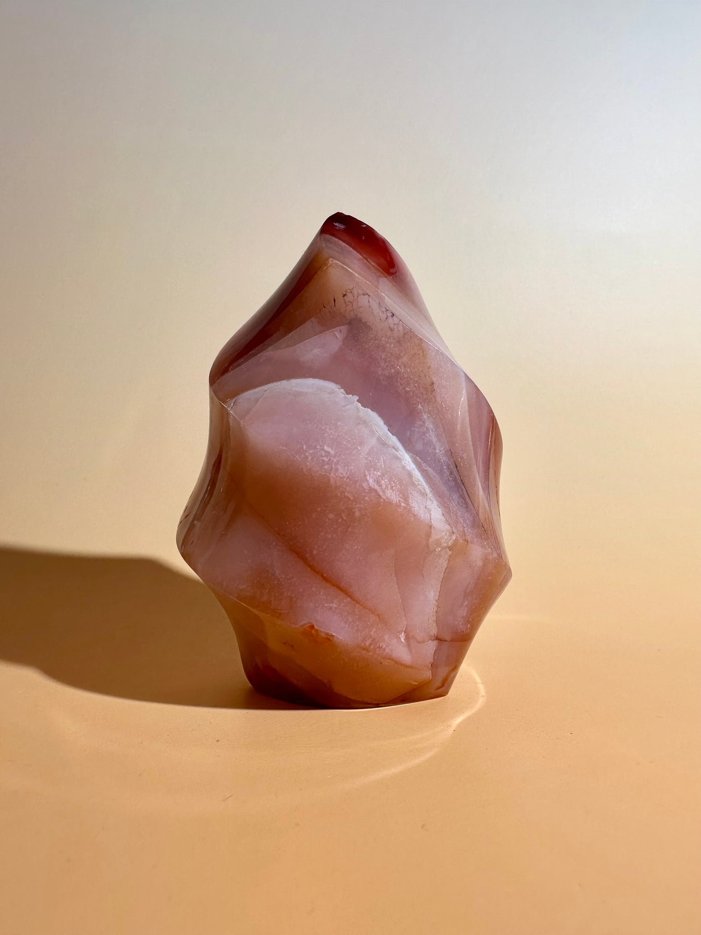 Carnelian Flame – Option F | Collector Crystal, Empowerment & Vitality