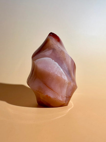 Carnelian Flame – Option F | Collector Crystal, Empowerment & Vitality