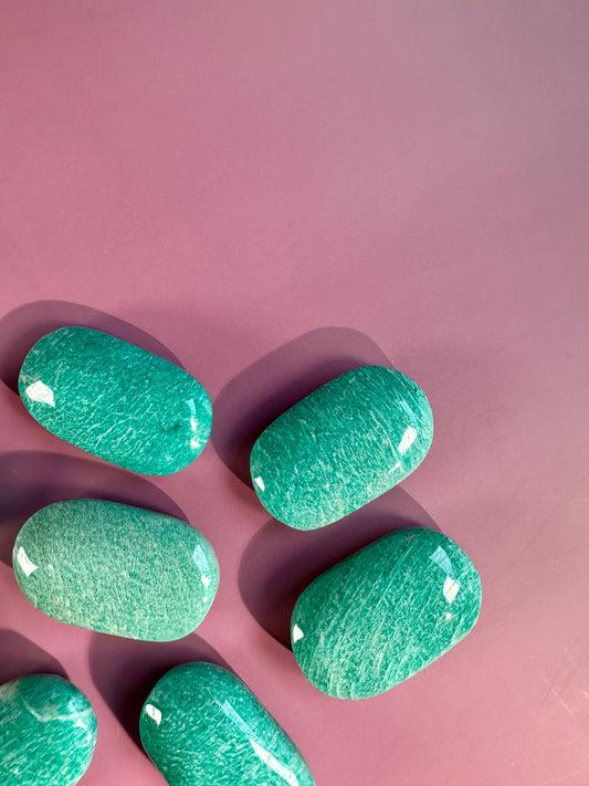 Amazonite Palm Stone
