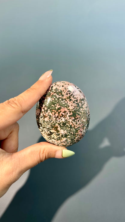 Ocean Jasper Palm Stone – Option A