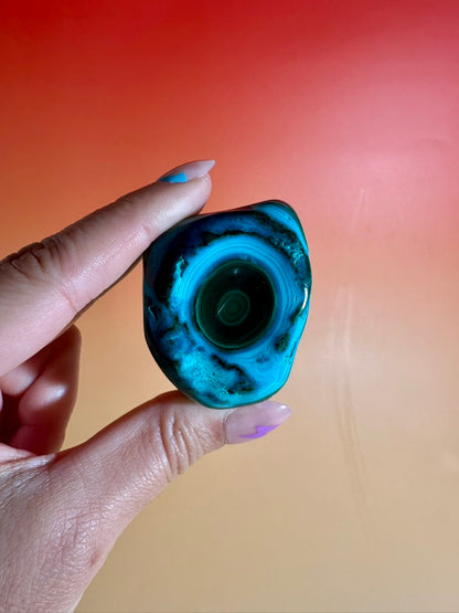 Malachite Chrysocolla Malacolla Polished Specimen Option C | Congo Stone