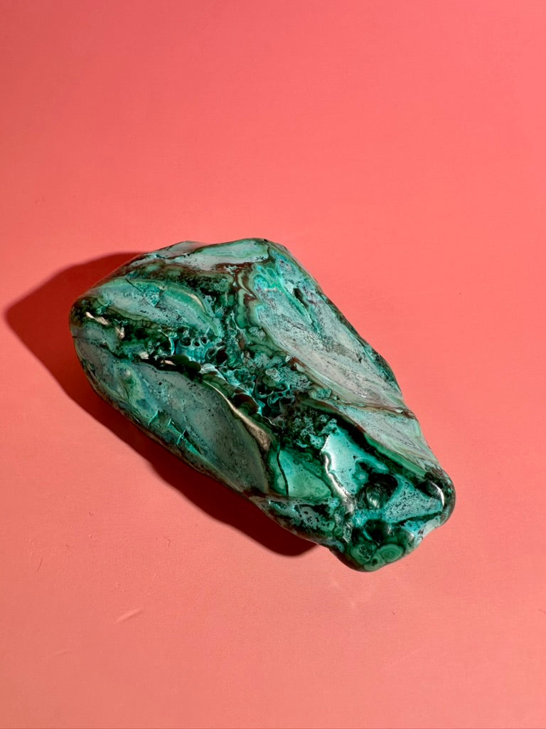 Malachite Chrysocolla Malacolla Polished Specimen Option H | One-of-a-Kind Congo Crystal
