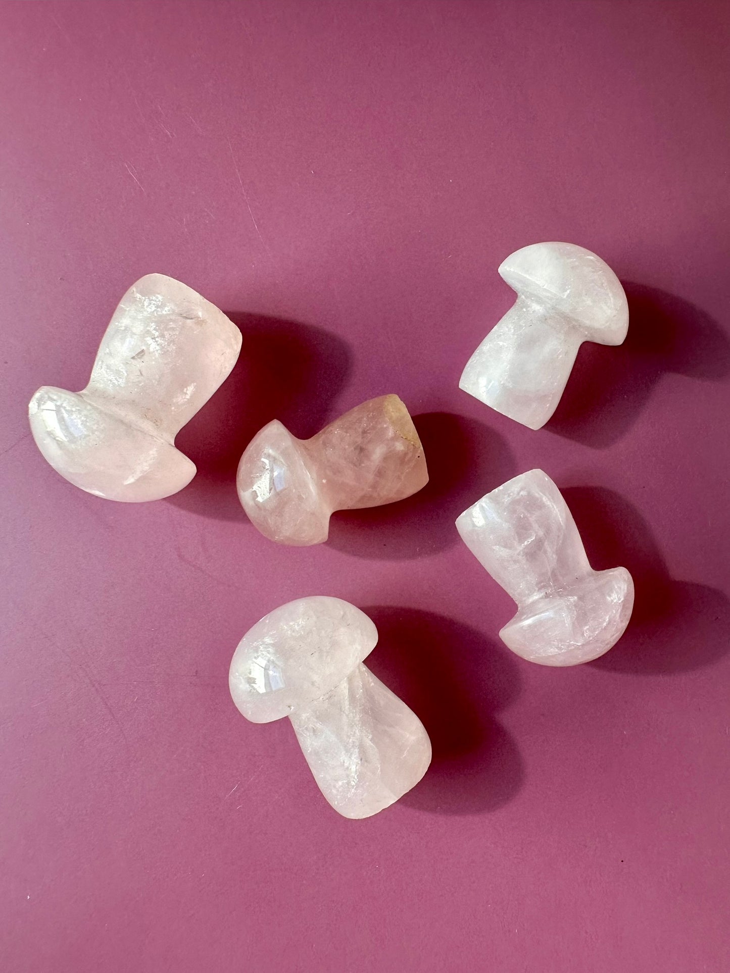 Small Rose Quartz Mushroom