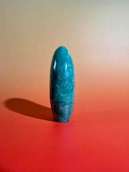 Amazonite Standing Freeform Option D | Polished Amazonite Display Crystal