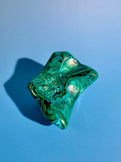 Malachite Chrysocolla Malacolla Polished Specimen Option G | Congo Collector Mineral
