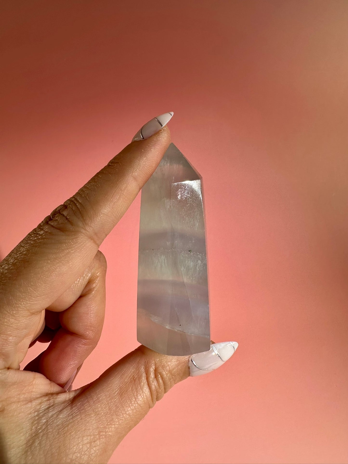 Lavender Green Fluorite Tower – Option A