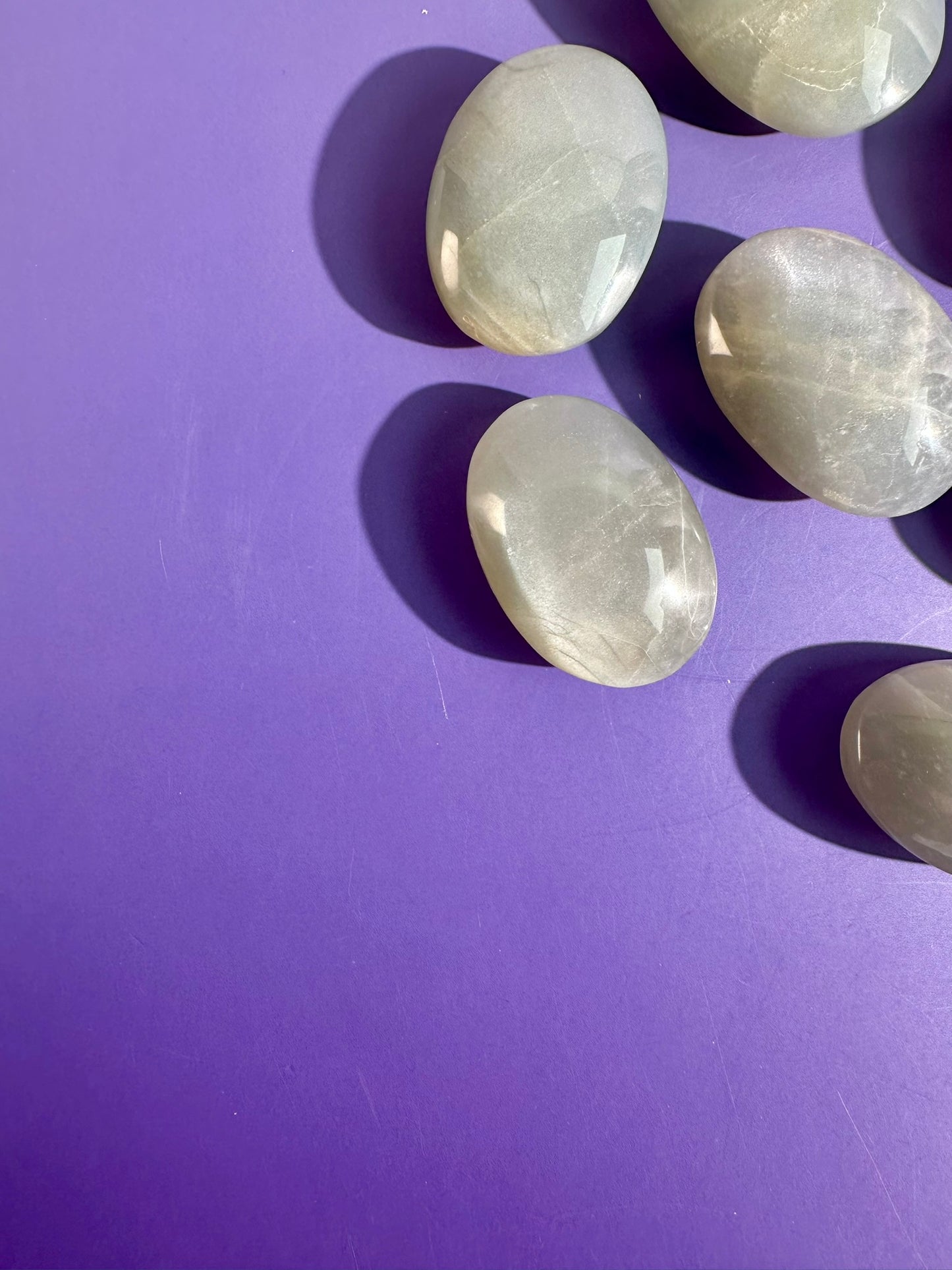 Sage Moonstone Small Palm Stone