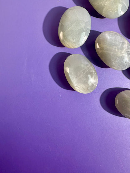 Sage Moonstone Small Palm Stone