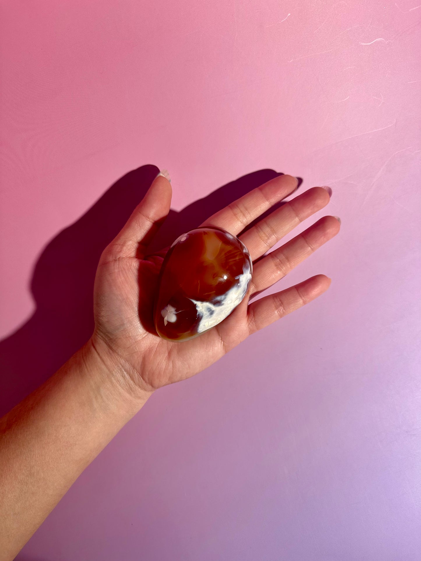 Carnelian Orca Agate Freeform – Option C | Abundance, Strength & Collector Stone