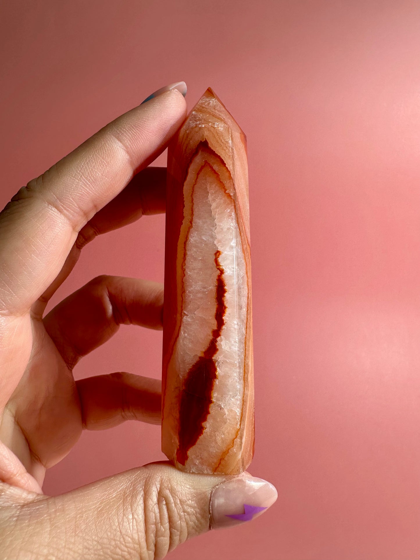 Carnelian Tower Option B | Confidence, Creativity & Success Crystal