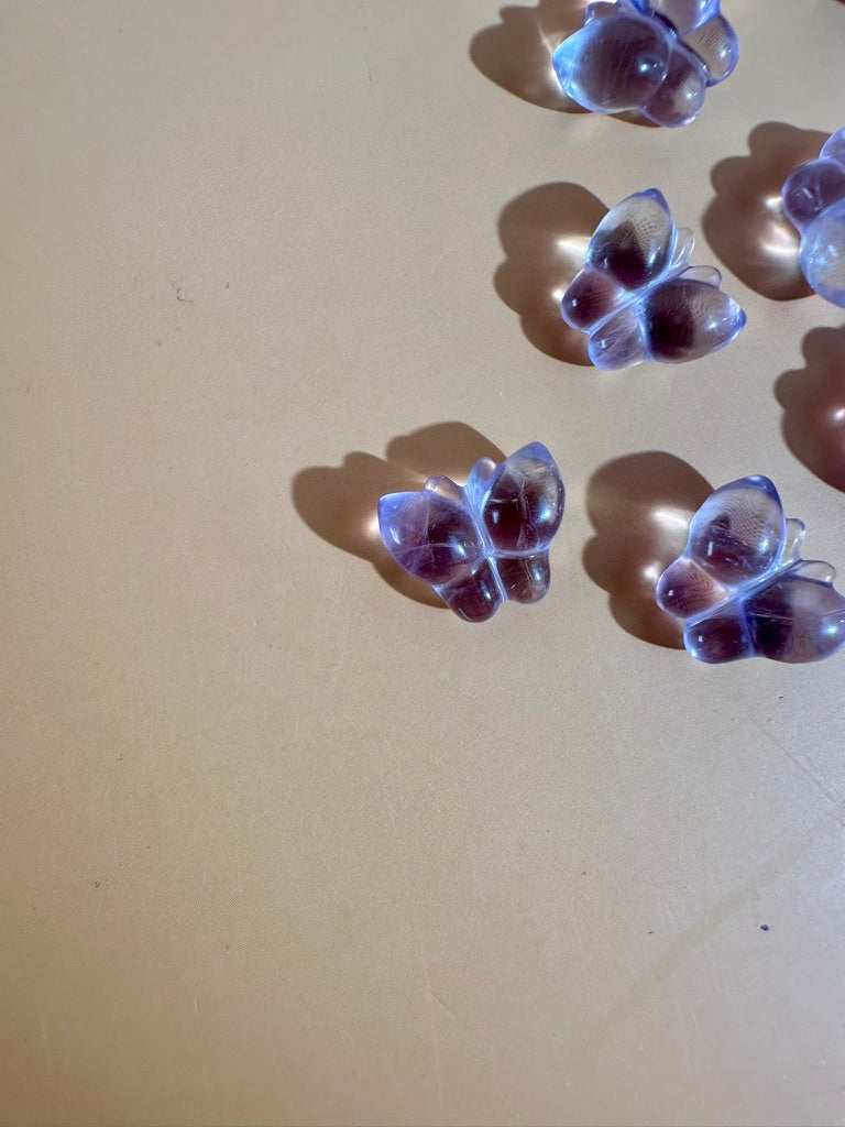 Mini Amethyst Butterfly | Purple Crystal Carving