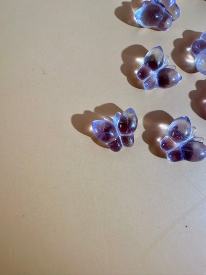 Mini Amethyst Butterfly | Purple Crystal Carving