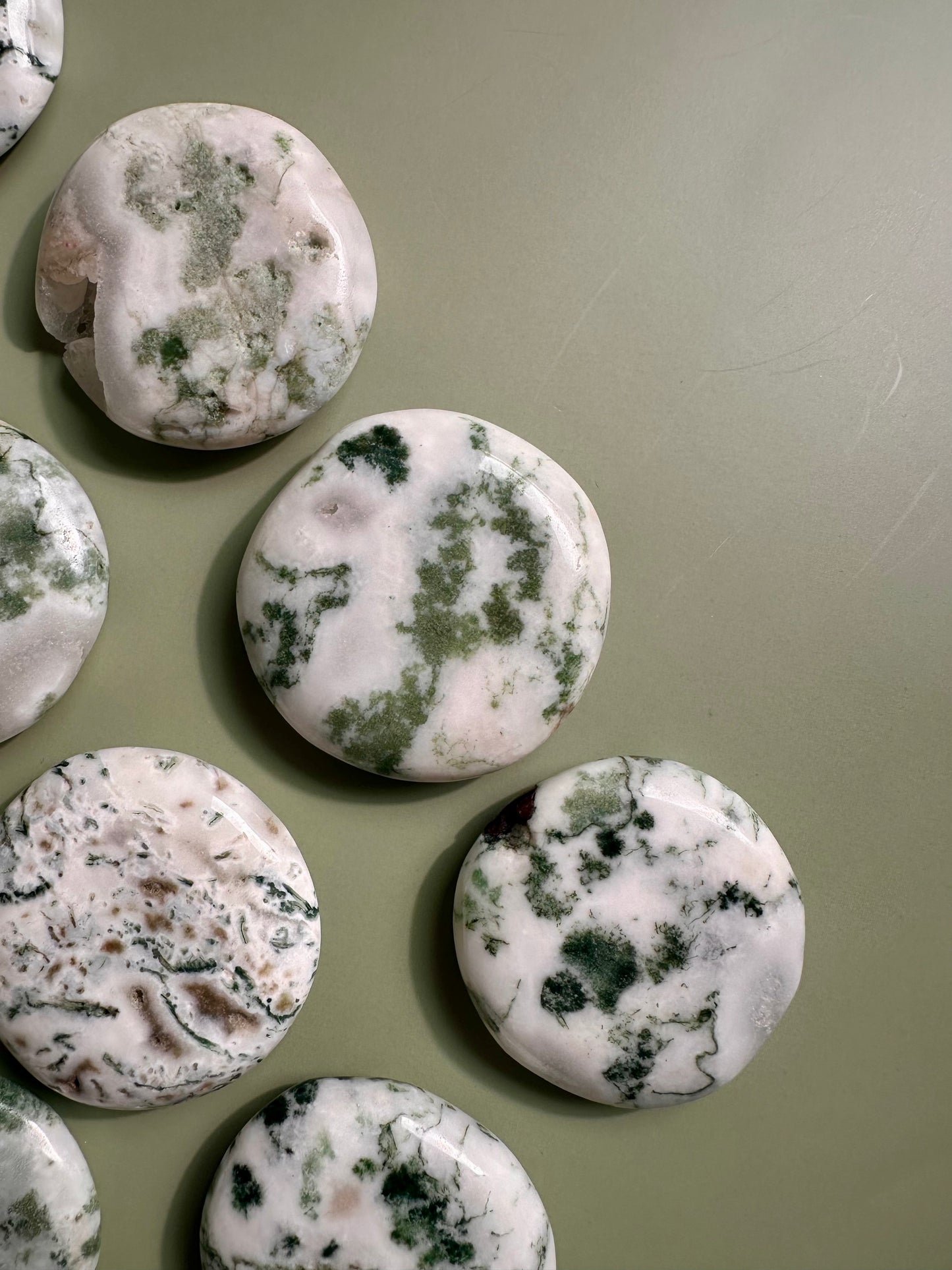 Tree Agate Flat Palm