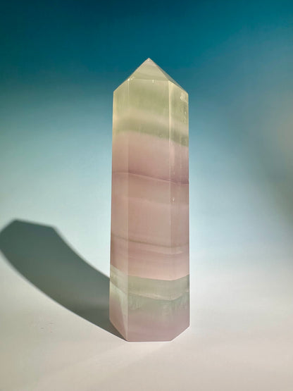 Lavender Green Fluorite Tower – Option D