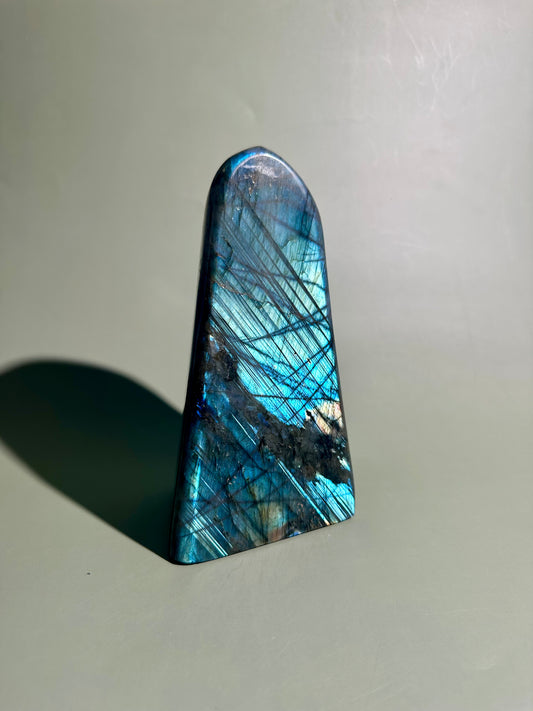 Extra Large Blue Flash Labradorite Standing  Freeform – Option C