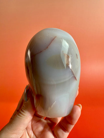 Orca Agate Standing Freeform Option D | One-of-a-Kind Madagascar Crystal