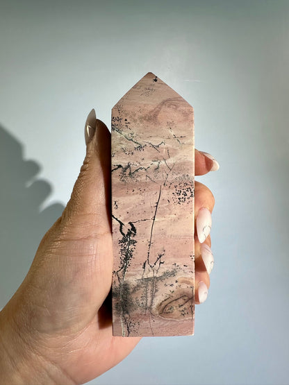 Pink Picture Jasper Tower – Option C