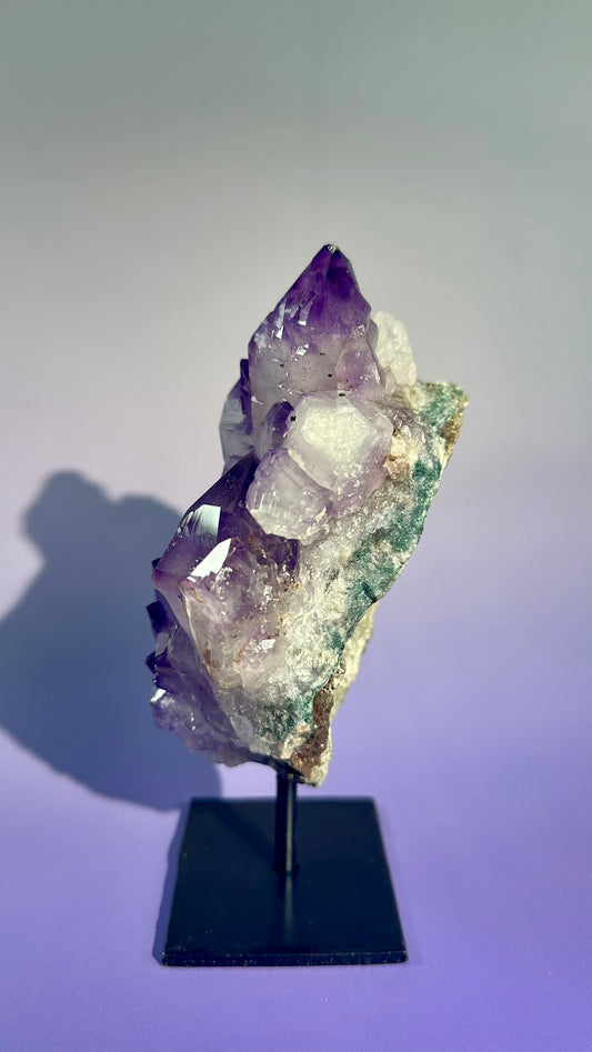 Amethyst Cluster on Stand – Option C