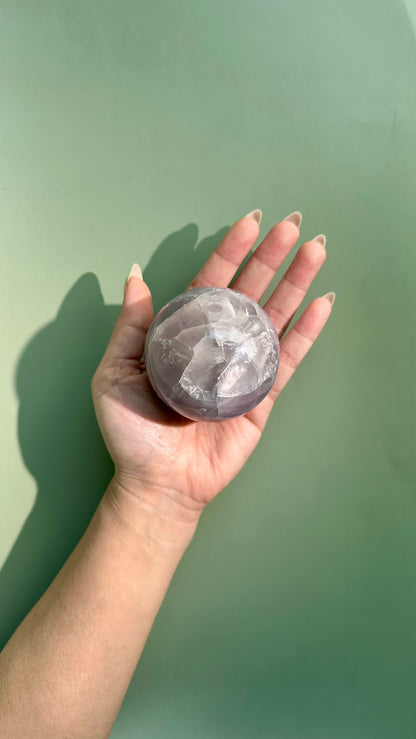 Lavender Green Fluorite Sphere – Option C