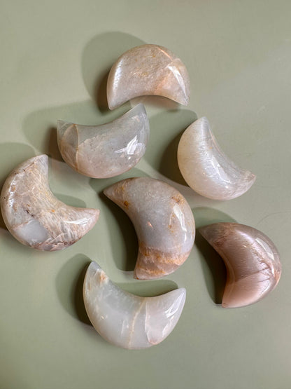 Small Moonstone Crescent Moon