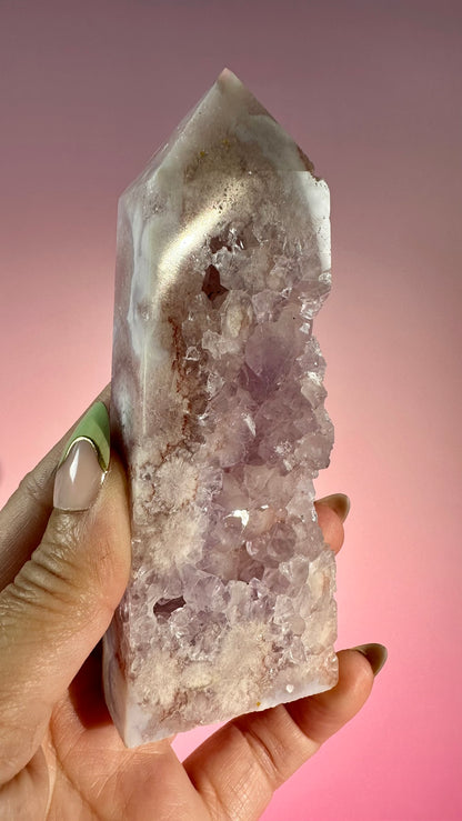 Pink Amethyst Obelisk – Option F