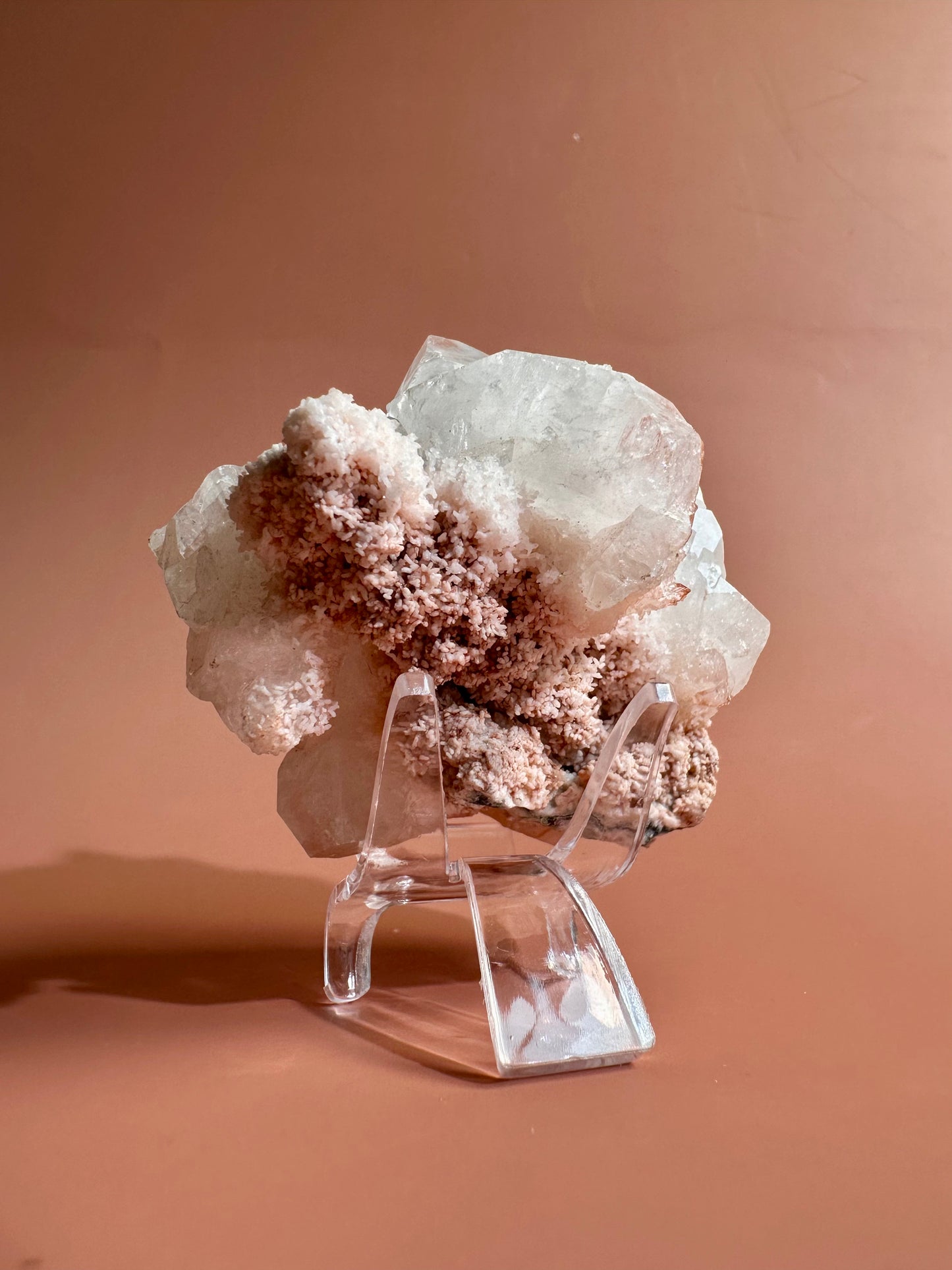 Apophyllite Stilbite Cluster - B