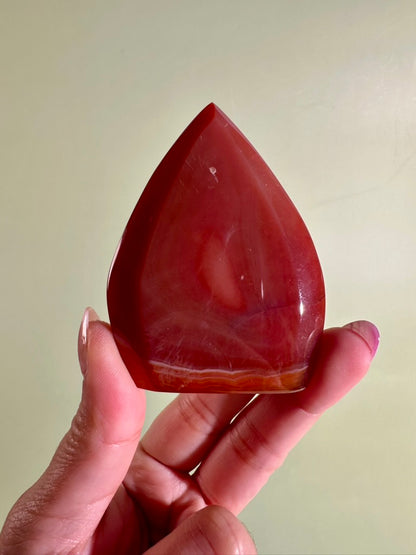Carnelian Flame Option Q | One-of-a-Kind Confidence & Passion Crystal