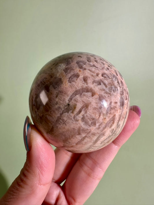 Graphic Feldspar Sphere – Option C | Harmony, Stability & Collector Crystal
