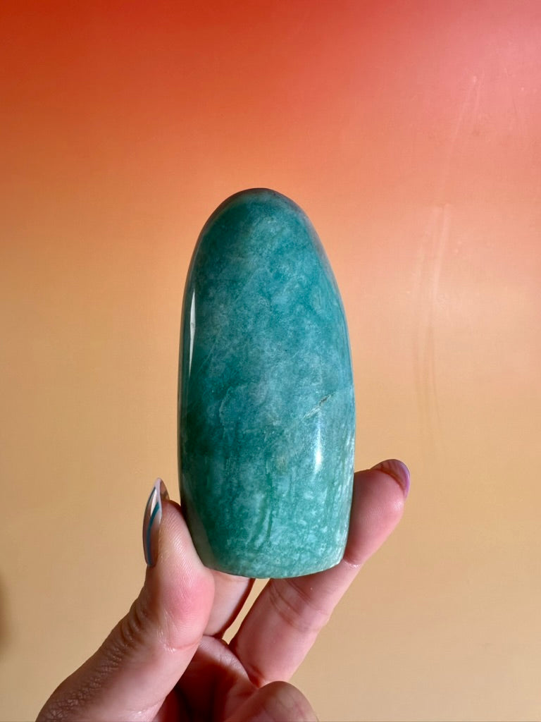 Amazonite Standing Freeform Option C | One-of-a-Kind Harmony Crystal