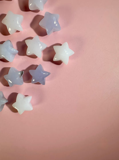 Mini Blue Chalcedony Star