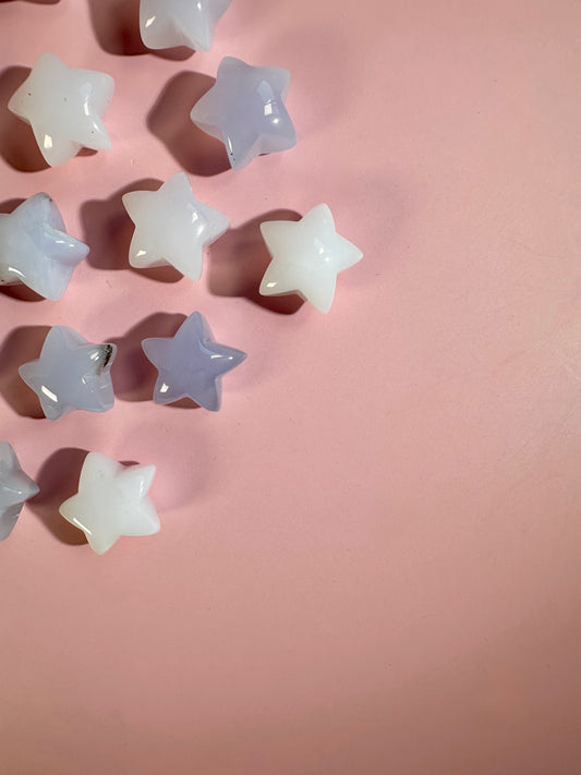 Mini Blue Chalcedony Star