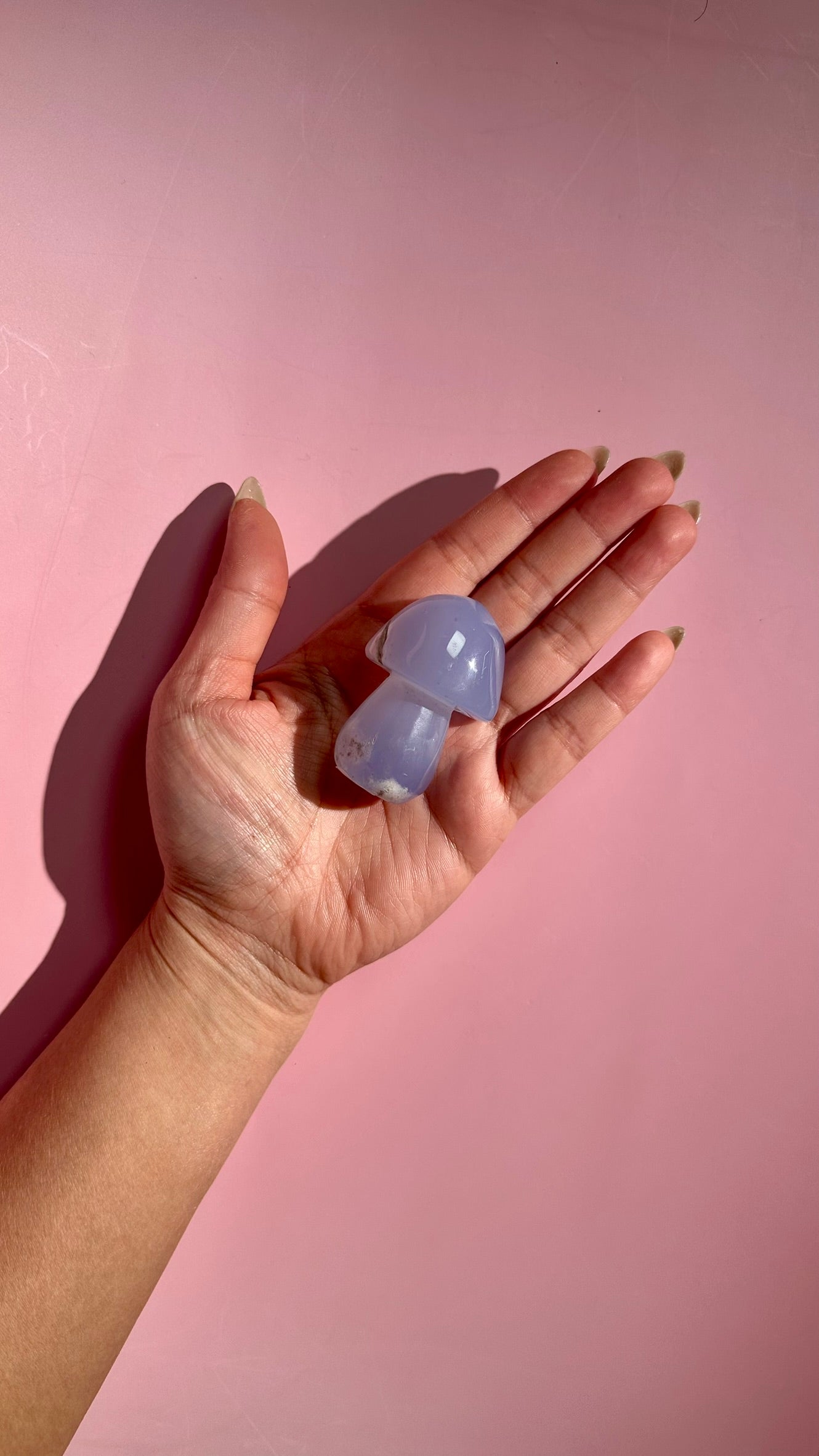 Blue Chalcedony Mushroom – Option C