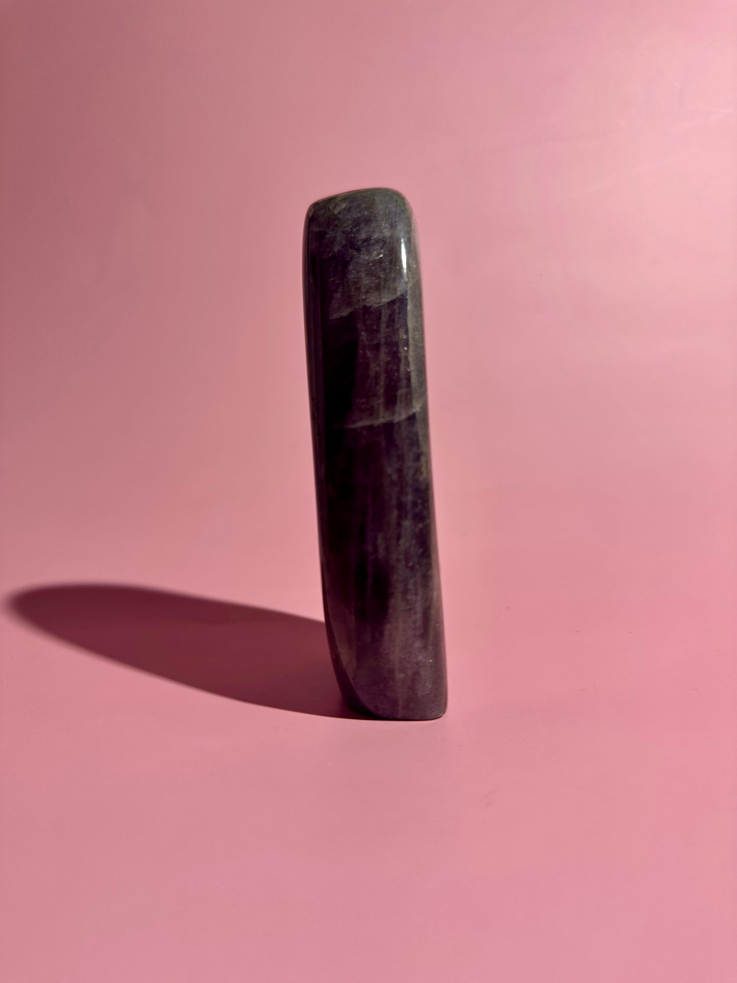 Medium Purple Flash Labradorite Standing Freeform – Option H