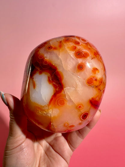 Carnelian Standing Freeform – Option J | Courage, Manifestation & Abundance Crystal